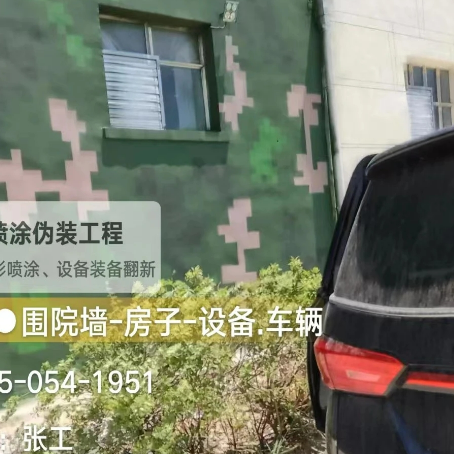 铜梁数码迷彩漆施工